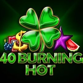Official Slots logo: 40 Burning Hot by Amusnet Interactive at Pino Casino