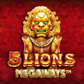 Official Slots logo: 5 Lions Megaways by Pragmatic Play at Pino Casino