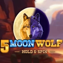 Slots logo of 5 Moon Wolf from Apparat Gaming at Pino Casino