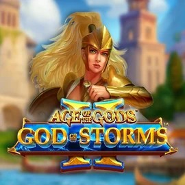 Age Of The Gods: God Of Storms 2 logo – Slots by Playtech at Pino Casino