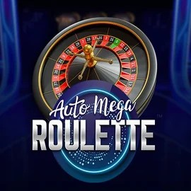 Auto Mega Roulette slot icon by Pragmatic Play, available at Pino Casino