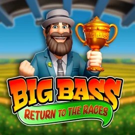 Big Bass Return to the Races game by Pragmatic Play – logo hosted on Pino Casino