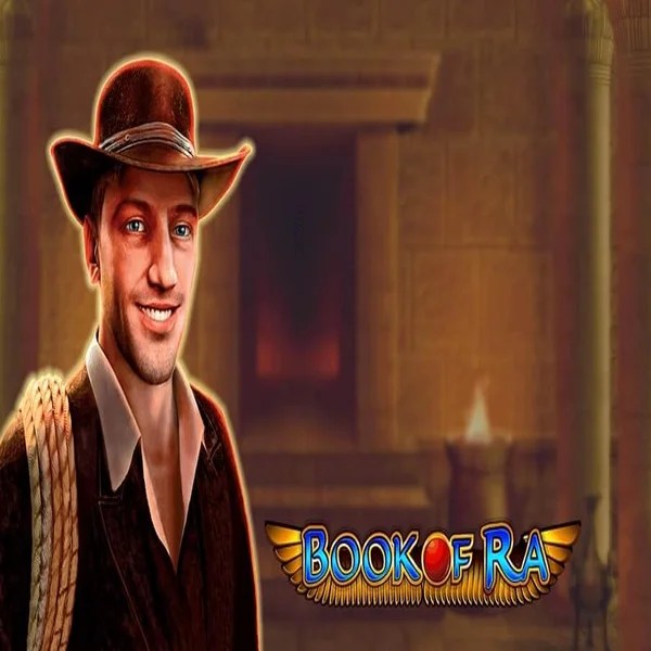 Official Slots logo: Book of Ra by Greentube at Pino Casino