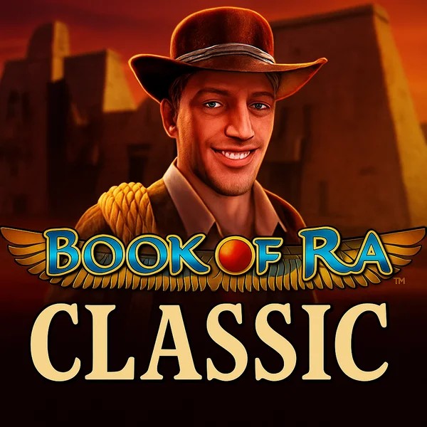 Book of Ra Classic slot visual from Novomatic available on pinocasino.org