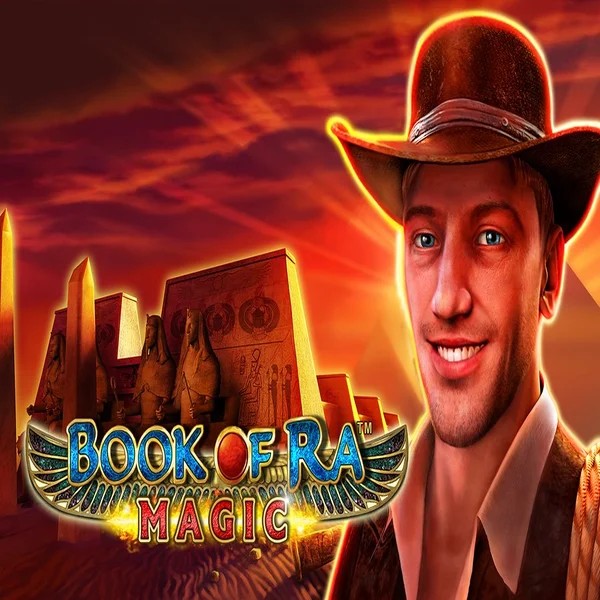 Book of Ra Magic logo by Greentube Pino Casino