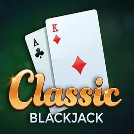 Classic Blackjack logo by Red Tiger Gaming at Pino Casino