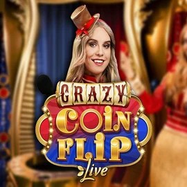 Crazy Coin Flip by Evolution, showcased at pinocasino.org – game logo