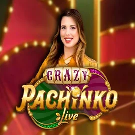 Crazy Pachinko online game logo by Evolution on pinocasino.org