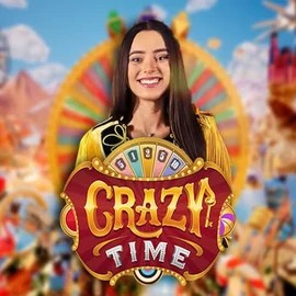 Crazy Time casino game by Evolution – featured logo at Pino Casino
