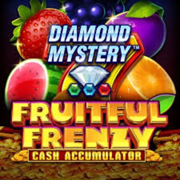 Diamond Mystery Fruitful Frenzy Cash Accumulator by Greentube, showcased at pinocasino.org – game logo