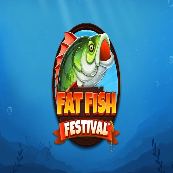 Fat Fish Festival slot logo by Wishbone Games at Pino Casino