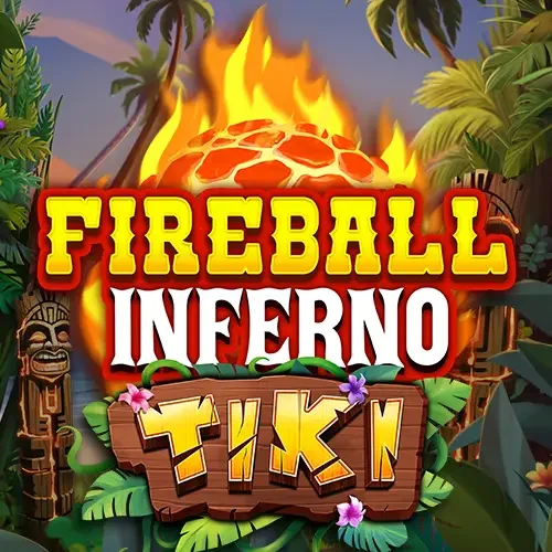 Fireball Inferno Tiki by NetEnt, showcased at pinocasino.org – game logo