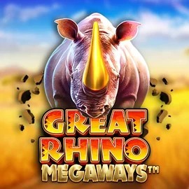 Great Rhino Megaways logo – Slots by Pragmatic Play at Pino Casino