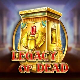 Legacy of Dead logo by Play'n GO at Pino Casino