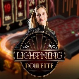 Lightning Roulette logo – Live Casino by Evolution at Pino Casino