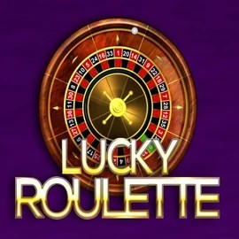 Lucky Roulette slot logo by Belatra Games at Pino Casino