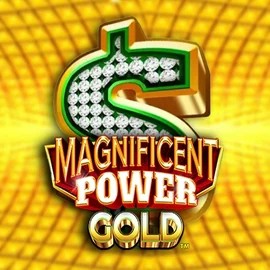 Magnificent Power Gold slot logo by Oros Gaming at Pino Casino