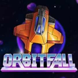 Orbitfall slot logo by ELK Studios at Pino Casino