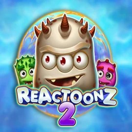 Reactoonz 2 slot logo by Play'n GO at Pino Casino