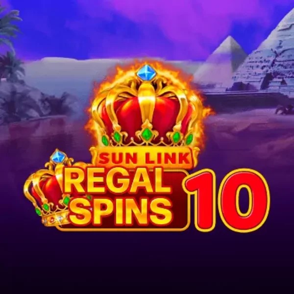 Regal Spins 10 game by PatePlay – logo hosted on Pino Casino