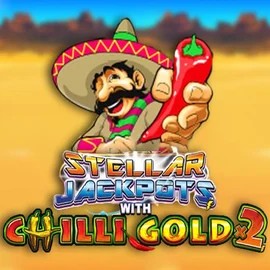 Stellar Jackpots with Chilli Gold x2 slot logo by Lightning Box Game at Pino Casino