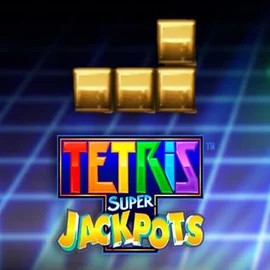 Tetris Super Jackpots online game logo by WMS on pinocasino.org